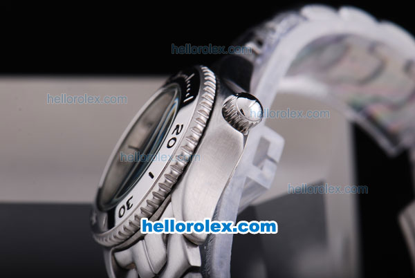 Tag Heuer Link 200 Meters Quartz Movement Silver Dial - Click Image to Close